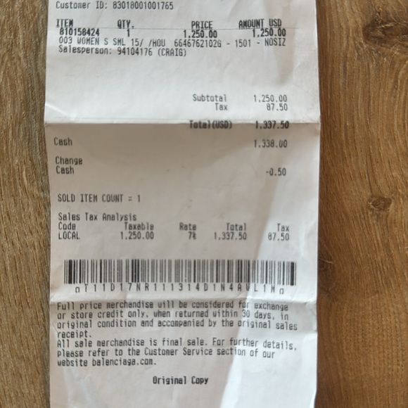 Authentic Balenciaga Mini hourglass bag - Picture 6 of 6